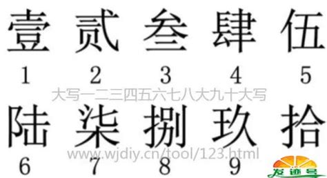 三 數字|大写数字